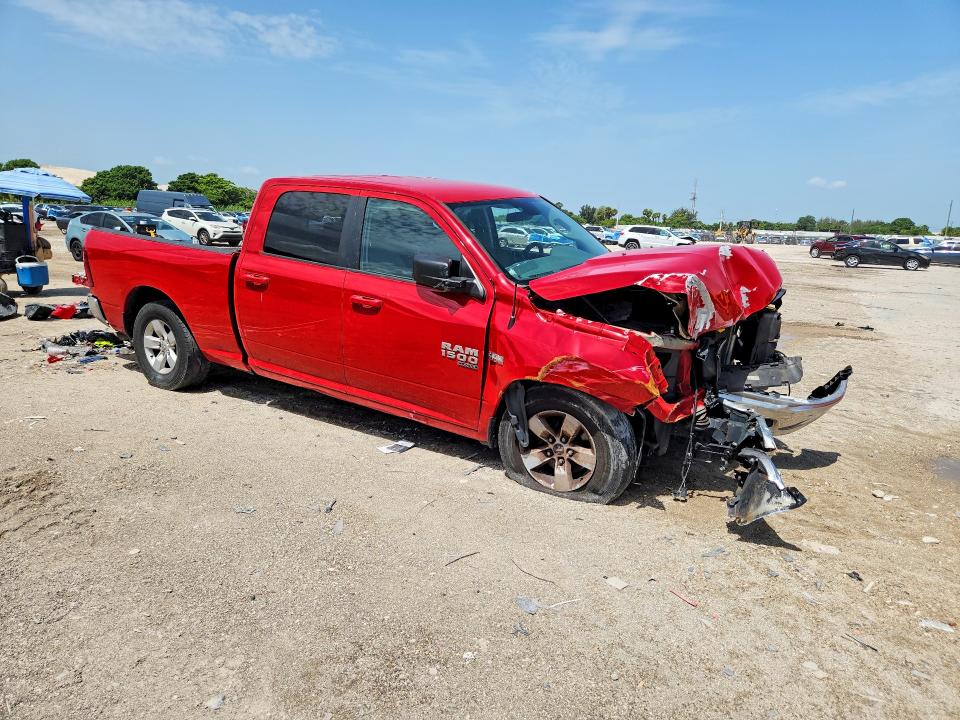 2019 Ram 1500 VIN 1C6RR6TTXKS593712 COPART salvage auction — FRONT END, Fl - Certificate Of Title, sold $825 on 2026-08-24 (photo 4)