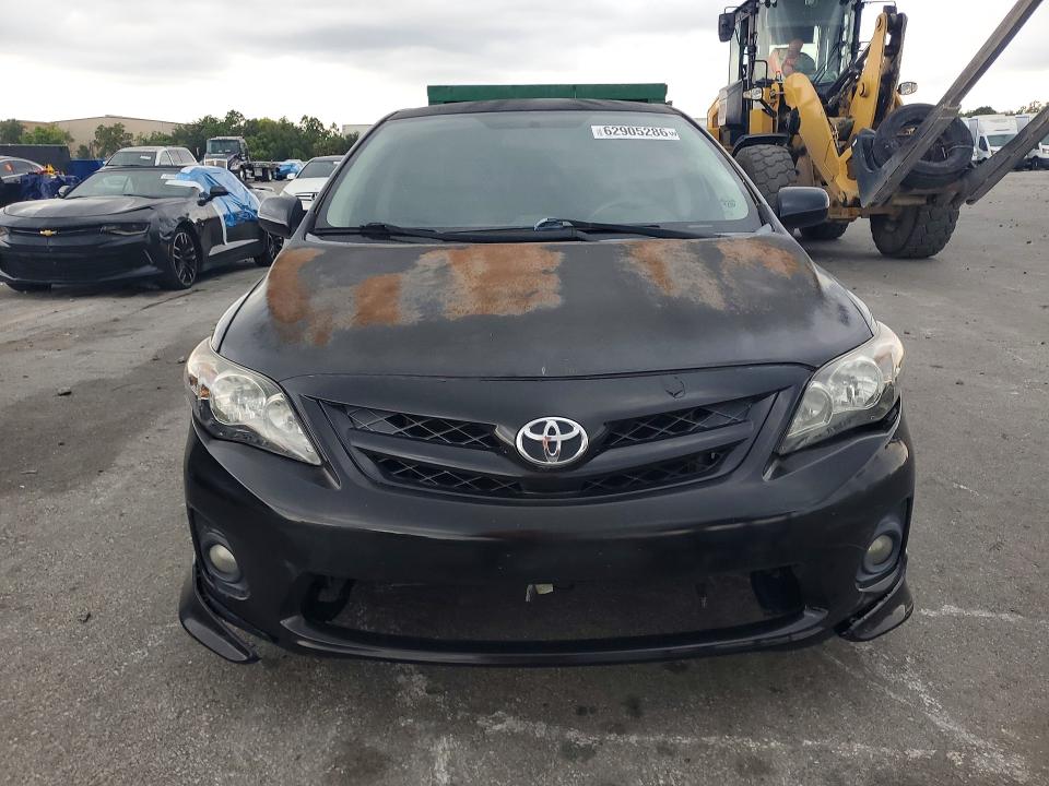 2012 Toyota Corolla VIN 5YFBU4EE7CP054379 COPART salvage auction — FRONT END, Fl - Certificate Of Title, sold $500 on 2026-07-30 (photo 5)