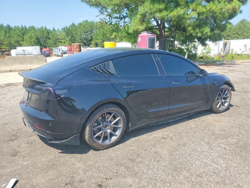2022 Tesla Model 3 VIN 5YJ3E1EA2NF187191 COPART salvage auction — FRONT END, Fl - Certificate Of Title (P), sold $9,300 on 2026-09-01 (photo 3)