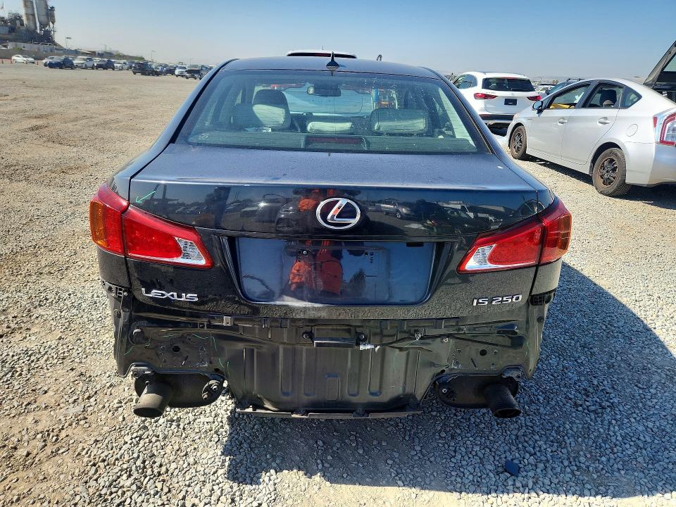 2009 Lexus Is VIN JTHBK262292091098 COPART salvage auction — REAR END, VA - CERTIFICATE OF TITLE, sold $125 on 2026-07-24 (photo 6)