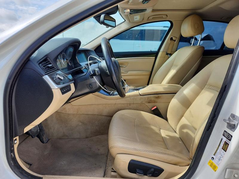 2014 BMW 5er VIN WBA5B1C53ED481596 COPART salvage auction — FRONT END, Tx - Salvage Vehicle Title, sold $1,100 on 2026-08-20 (photo 7)
