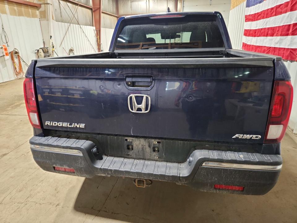 2017 Honda Ridgeline VIN 5FPYK3F67HB011690 COPART salvage auction — MINOR DENT/SCRATCHES, Ak - Certificate Of Vehicle Title, sold $3,500 on 2026-07-21 (photo 6)