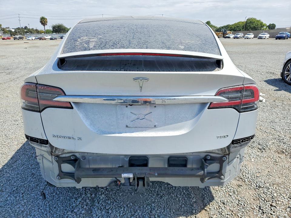 2016 Tesla Model x VIN 5YJXCAE24GF019426 COPART salvage auction — FRONT END, CA - SALVAGE CERTIFICATE, sold $4,100 on 2026-07-29 (photo 6)