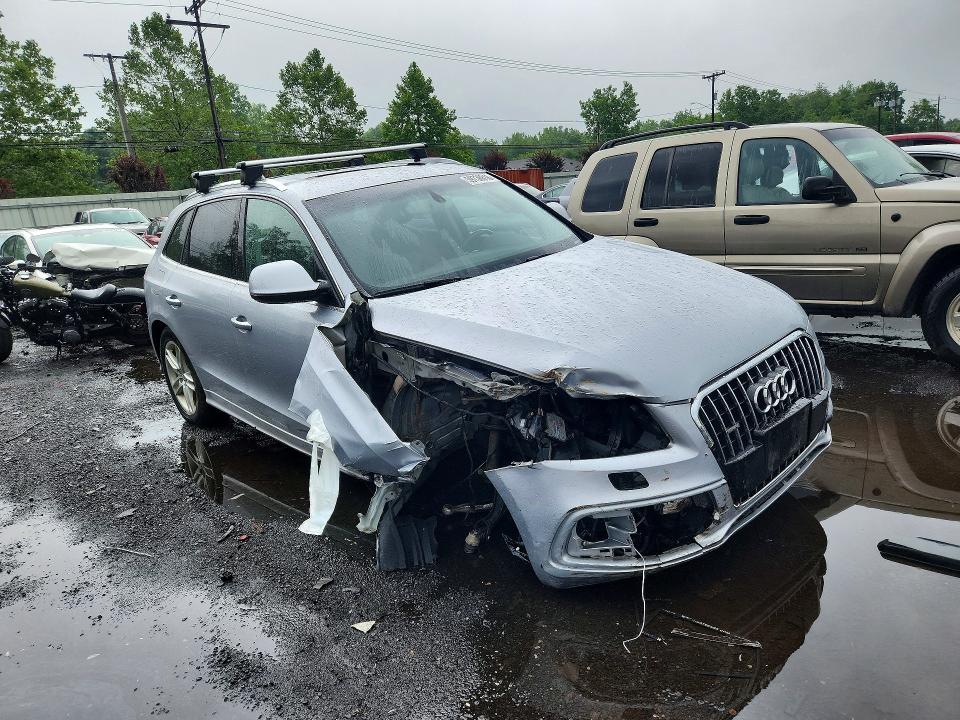 2017 Audi Q5 VIN WA1D7AFP0HA077555 COPART salvage auction — FRONT END, Ct - Cert Of Title-Salvage, sold $800 on 2026-07-17 (photo 4)