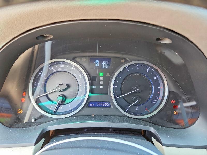 2012 Lexus Is VIN JTHBF5C29C5182496 COPART salvage auction — REAR END, TX - SALVAGE VEHICLE TITLE, sold $725 on 2026-07-28 (photo 9)