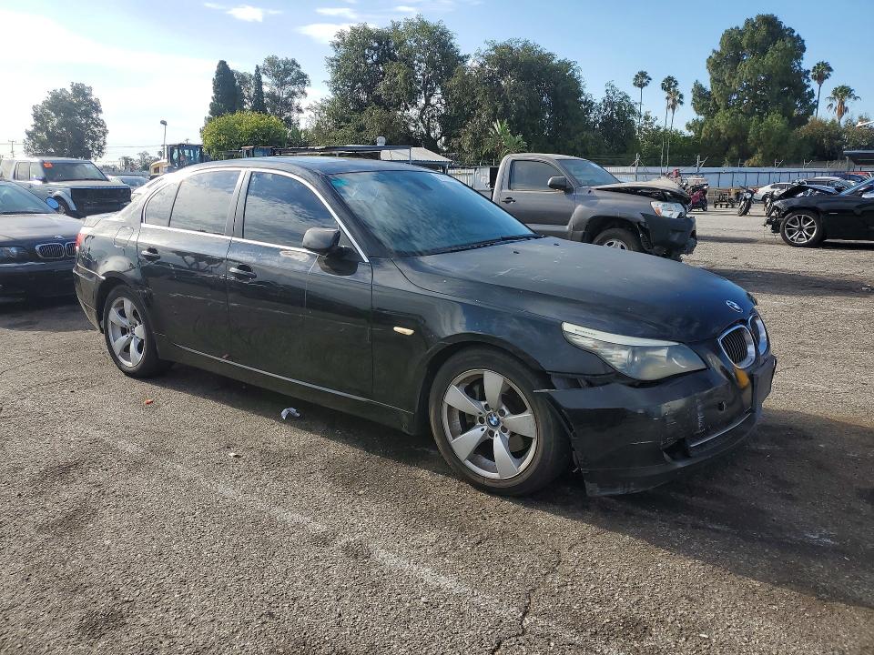 2008 BMW 5 series VIN WBANU53598C112690 COPART salvage auction — FRONT END, Ca - Dis/Dlr/Exp App For Dup Clean, sold $100 on 2026-07-28 (photo 4)