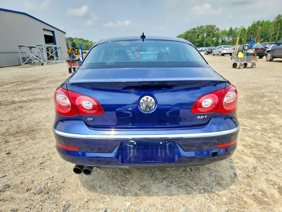 2011 Volkswagen Cc VIN WVWMN7ANXBE721888 COPART salvage auction — FRONT END, Va - Certificate Of Title, sold $125 on 2026-07-28 (photo 6)