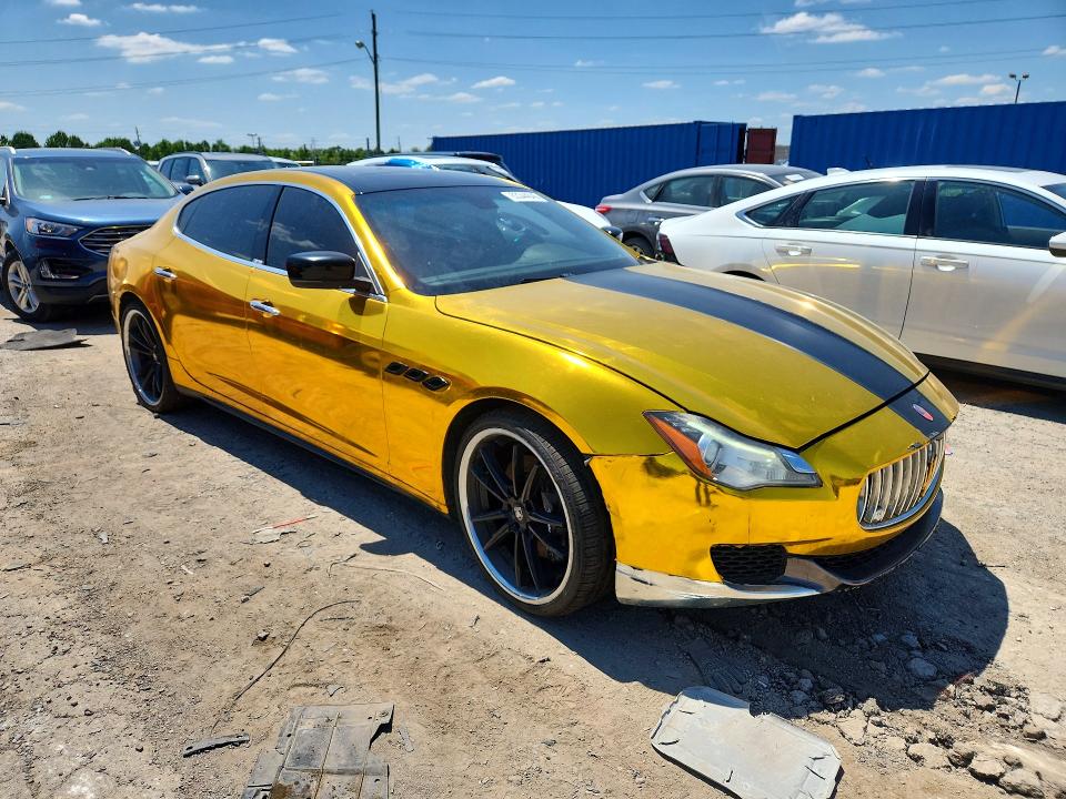2014 Maserati Quattroporte VIN ZAM56RRA4E1106467 COPART salvage auction — NORMAL WEAR, Salvage Title, sold $1,300 on 2026-08-07 (photo 4)