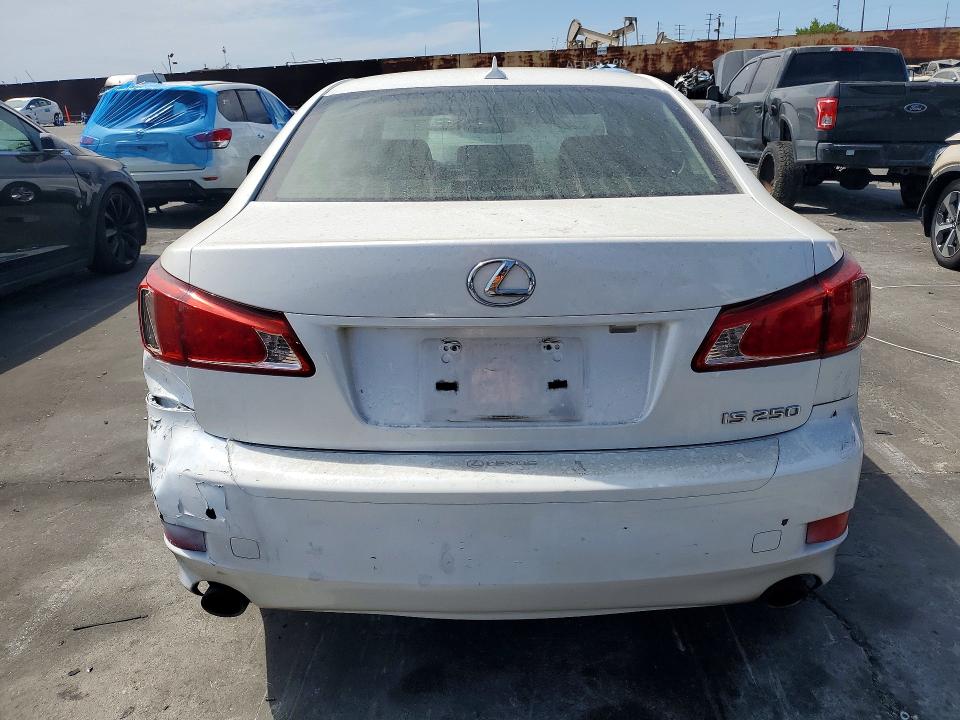 2012 Lexus Is VIN JTHBF5C27C5168211 COPART salvage auction — REAR END, CA - DIS/DLR/EXP ONLY CLEAN TITLE, sold $725 on 2026-07-24 (photo 6)