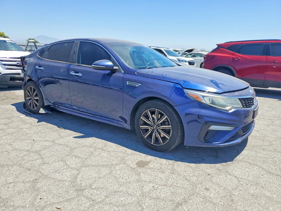 2019 Kia Optima VIN 5XXGT4L3XKG371221 COPART salvage auction — REAR END, Ca - Non-Repairable Vehicle Cert, sold $1,400 on 2026-08-21 (photo 4)