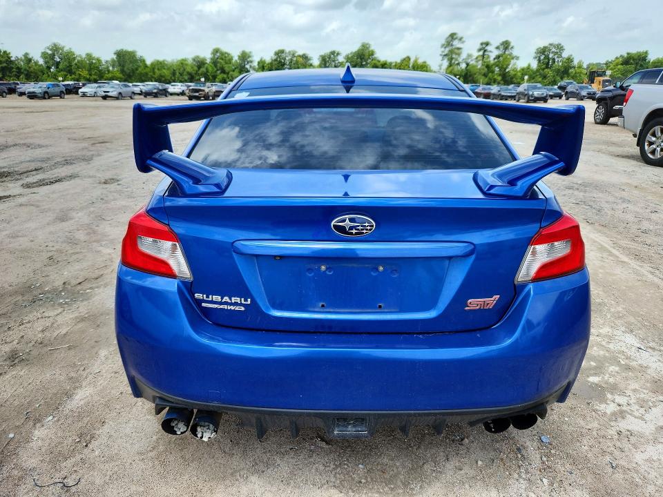 2016 Subaru Wrx VIN JF1VA2V65G9834353 COPART salvage auction — MECHANICAL, Tx - Certificate Of Title, sold $6,200 on 2026-07-31 (photo 6)