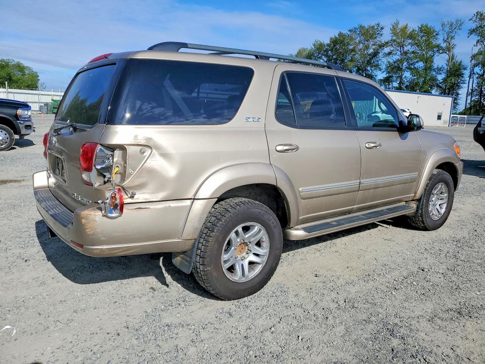 2006 Toyota Sequoia VIN 5TDBT44A26S264546 COPART salvage auction — REAR END, WA - VEHICLE CERT OF OWNERSHIP-TITL, sold $4,400 on 2026-07-13 (photo 3)