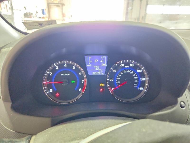 2015 Hyundai Accent VIN KMHCT5AE5FU212384 COPART salvage auction — FRONT END, WV - NON PUBLIC CLEAN TITLE, sold $625 on 2026-07-24 (photo 9)