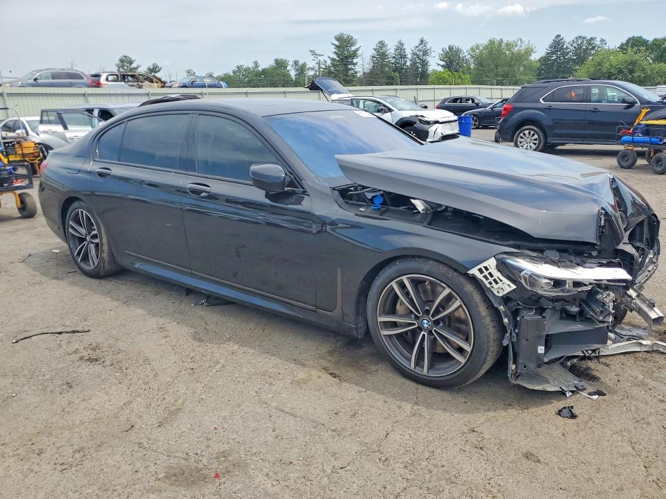 2022 BMW 7er VIN WBA7U2C02NCJ34070 COPART salvage auction — FRONT END, Pa - Certificate Of Salvage, sold $10,500 on 2026-08-07 (photo 4)