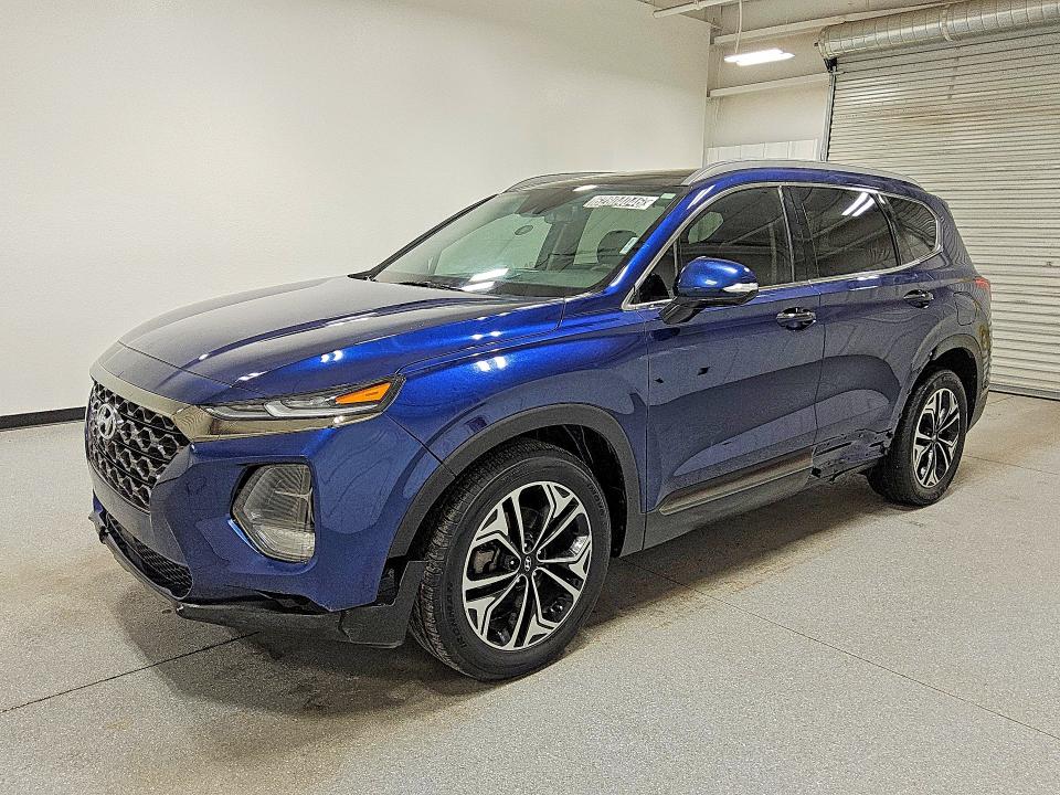 2020 Hyundai Santa fe VIN 5NMS5CAA6LH243044 — COPART salvage auction photo