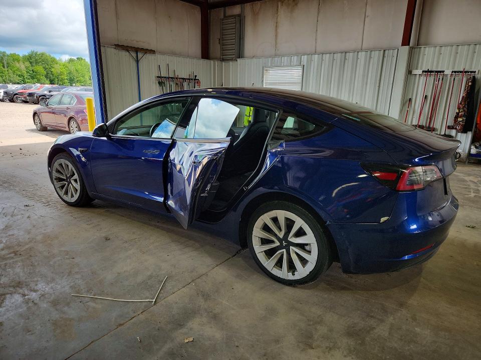 2022 Tesla Model 3 VIN 5YJ3E1EA3NF371605 COPART salvage auction — SIDE, FL - CERTIFICATE OF TITLE, sold $13,900 on 2026-07-20 (photo 2)