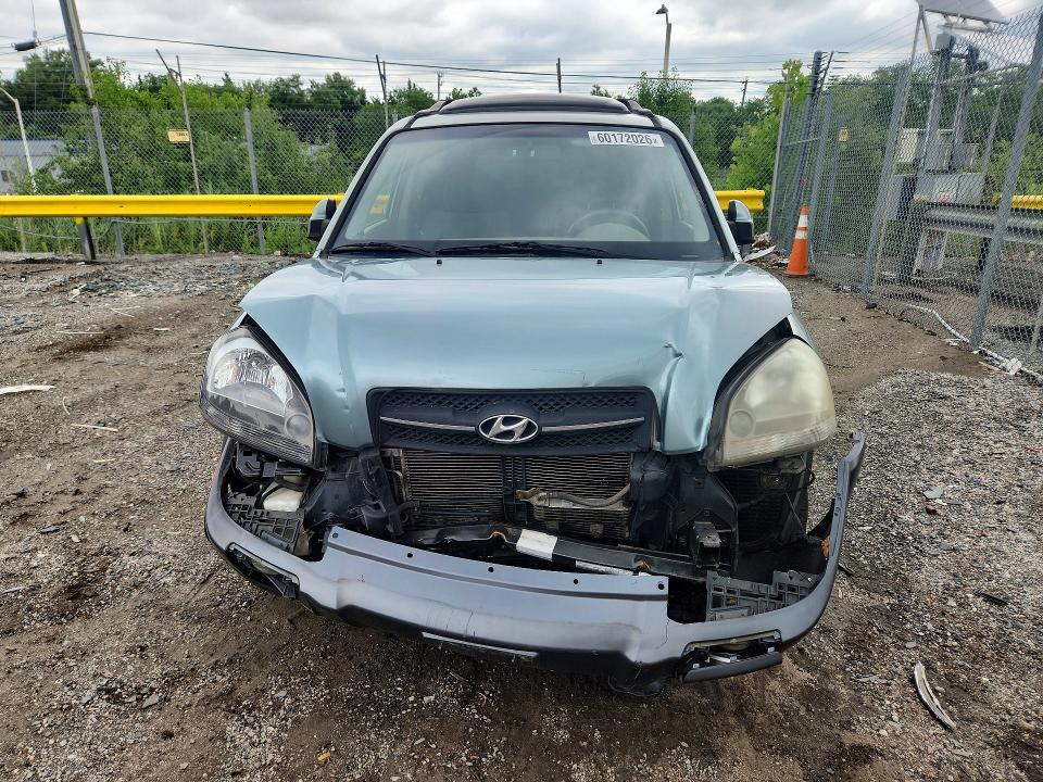 2008 Hyundai Tucson VIN KM8JN12D18U773278 COPART salvage auction — FRONT END, MD - CERT OF SALVAGE > 75% DAMAGE (P), sold $400 on 2026-07-21 (photo 5)