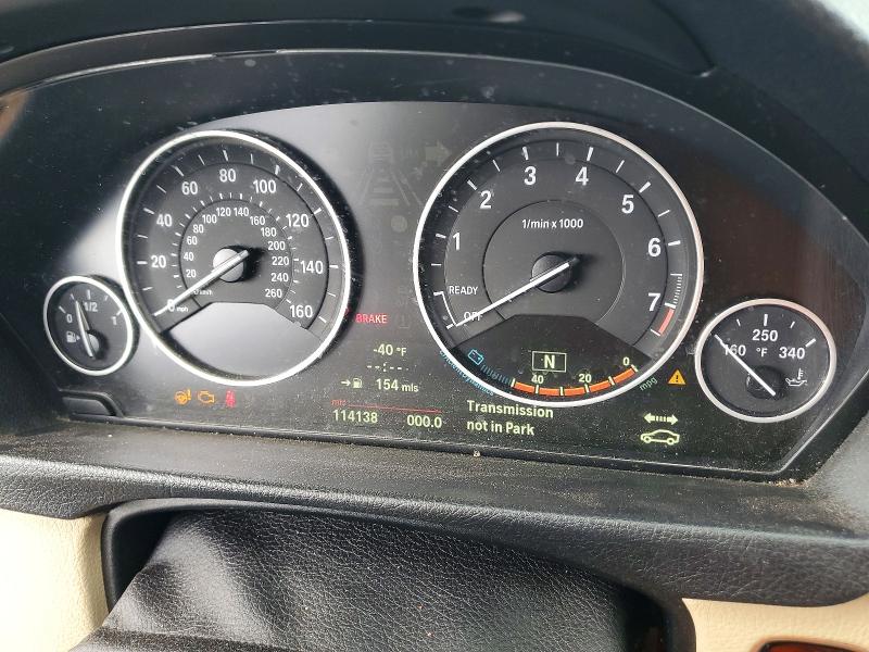 2013 BMW 3er VIN WBA3B3C54DF530326 COPART salvage auction — MECHANICAL, Ma - Cert Of Title-Reconstrctd Coll, sold $400 on 2026-08-20 (photo 9)
