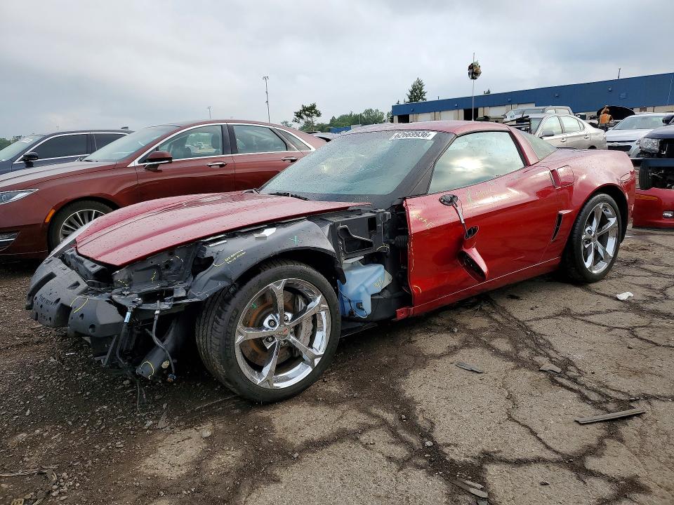 2012 Chevrolet Corvette VIN 1G1YW2DW3C5103800 — COPART salvage auction photo