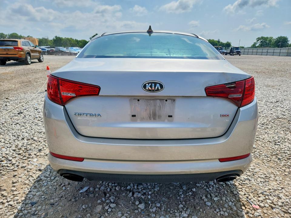 2013 Kia Optima VIN KNAGM4A7XD5433014 COPART salvage auction — VANDALISM, Oh - Certificate Of Title, sold $500 on 2026-07-17 (photo 6)
