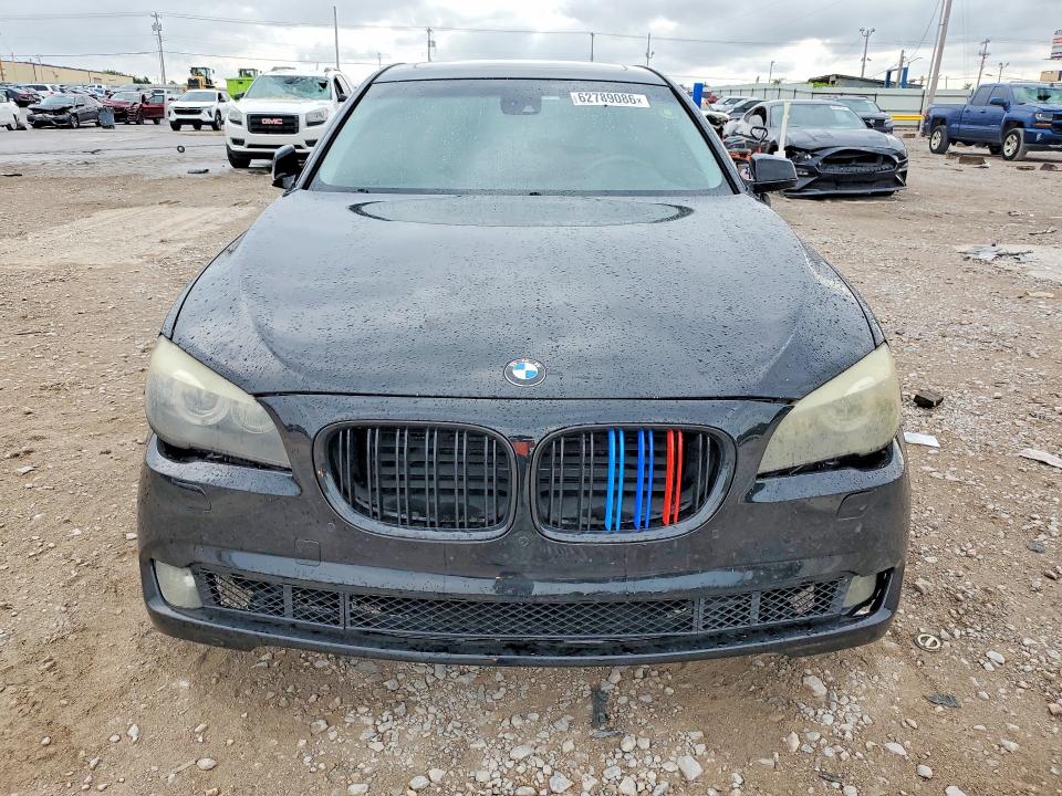 2009 BMW 7 series VIN WBAKA83509CY33950 COPART salvage auction — FRONT END, OK - CERTIFICATE OF TITLE, sold $100 on 2026-07-28 (photo 5)