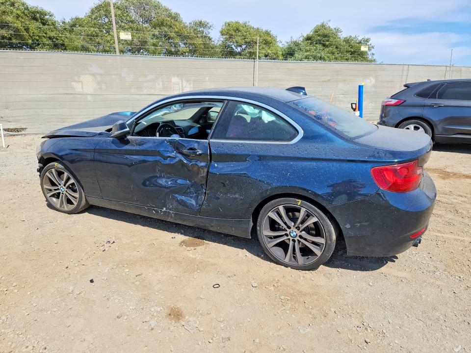 2015 BMW 2er VIN WBA1F9C5XFVW98768 COPART salvage auction — FRONT END, CA - SALVAGE CERTIFICATE, sold $125 on 2026-07-28 (photo 2)