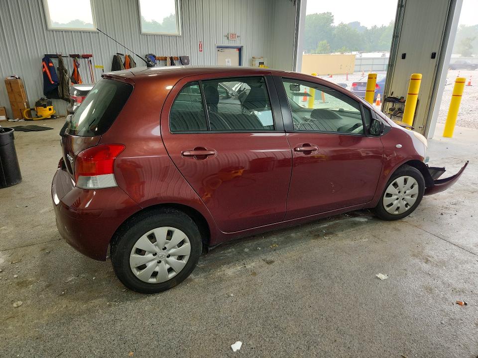 2010 Toyota Yaris VIN JTDKT4K32A5280393 COPART salvage auction — FRONT END, Oh - Cert Of Title-Salvage, sold $400 on 2026-07-28 (photo 3)