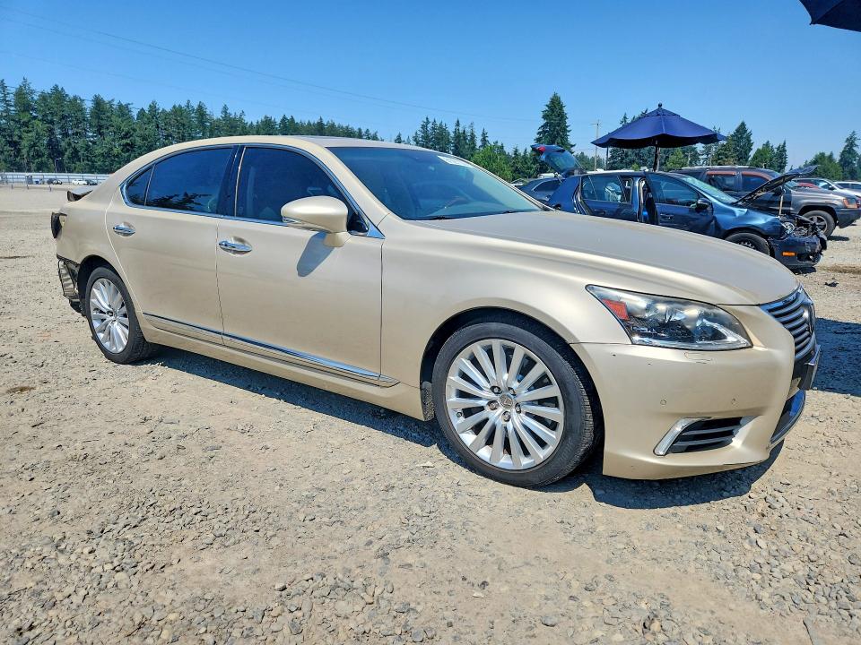 2013 Lexus Ls VIN JTHDL5EF1D5005072 COPART salvage auction — REAR END, Wa - Bill Of Sale, sold $5,400 on 2026-07-31 (photo 4)