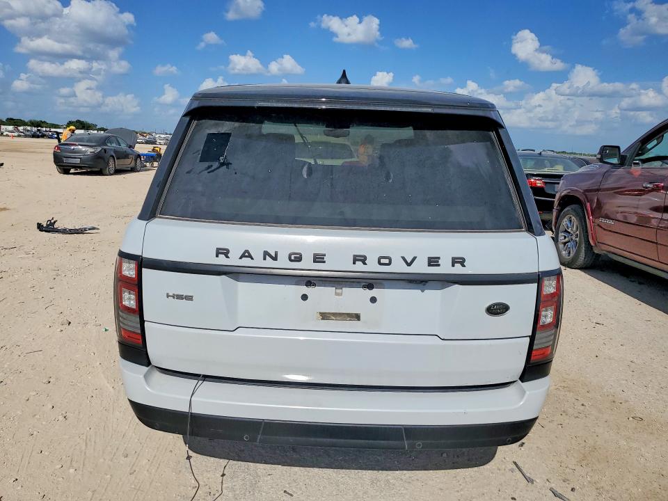 2017 Land rover RANGE ROVER VIN SALGS2FV8HA352619 COPART salvage auction — FRONT END, Tx - Certificate Of Title, sold $7,600 on 2026-07-23 (photo 6)