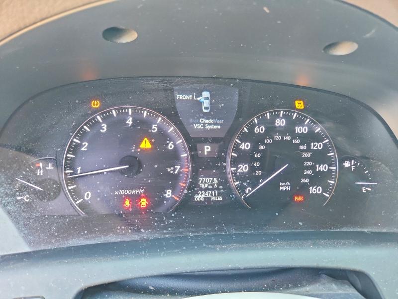 2007 Lexus Ls 460 VIN JTHBL46F875040275 COPART salvage auction — FRONT END, NM - CERTIFICATE OF TITLE (P), sold $250 on 2026-07-21 (photo 9)
