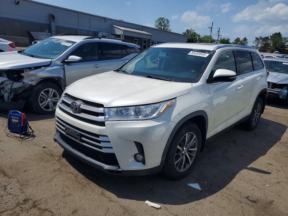 2019 Toyota Highlander VIN 5TDJZRFH7KS627452 COPART salvage auction — SIDE, Ct - Cert Of Title-Salvage, sold $8,800 on 2026-07-31 (photo 1)