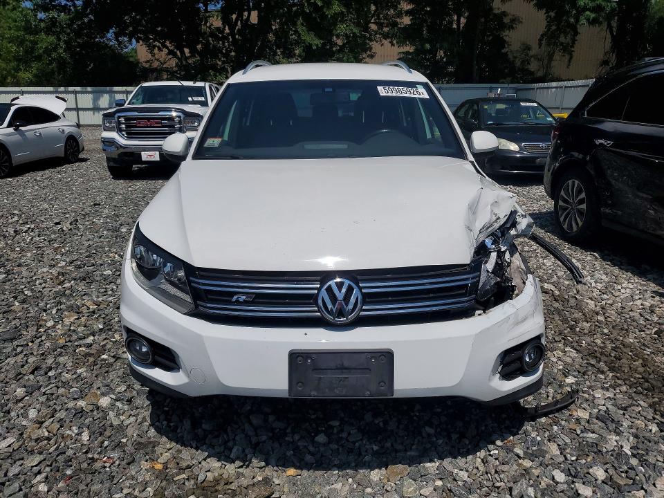 2016 Volkswagen Tiguan VIN WVGBV7AX2GW609107 COPART salvage auction — REAR END, Wv - Salvage Certificate, sold $1,250 on 2026-07-27 (photo 5)