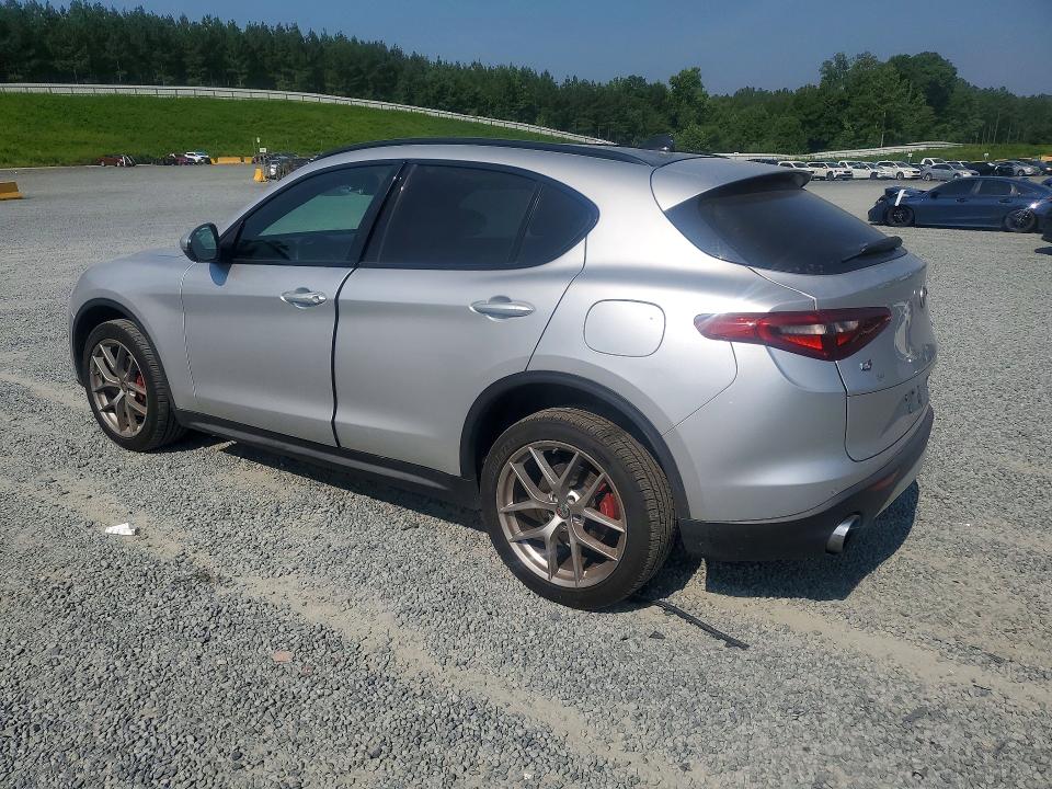 2018 Alfa romeo Stelvio VIN ZASFAKNN8J7B98639 COPART salvage auction — FRONT END, Nc - Salvage Certificate Of Title, sold $1,350 on 2026-07-30 (photo 2)