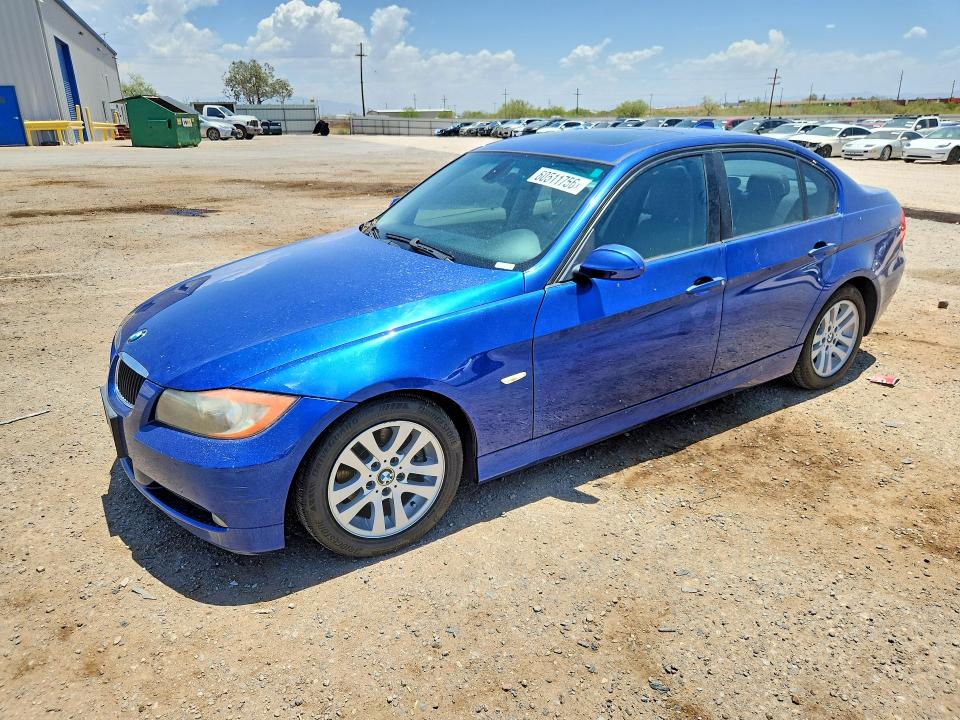 2007 BMW 3er VIN WBAVC53557FZ72313 COPART salvage auction — MECHANICAL, Az - Cert Of Title - Salvage, sold $175 on 2026-07-17 (photo 1)