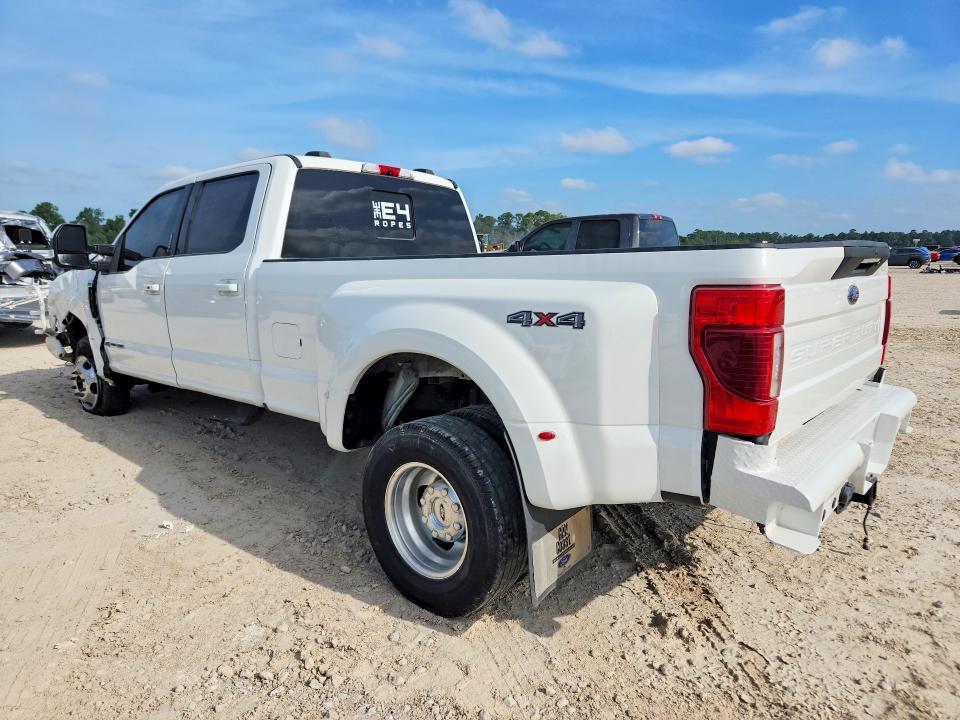 2021 Ford F-350 super duty VIN 1FT8W3DT6MED28782 COPART salvage auction — FRONT END, Tx - Salvage Vehicle Title, sold $7,600 on 2026-07-28 (photo 2)