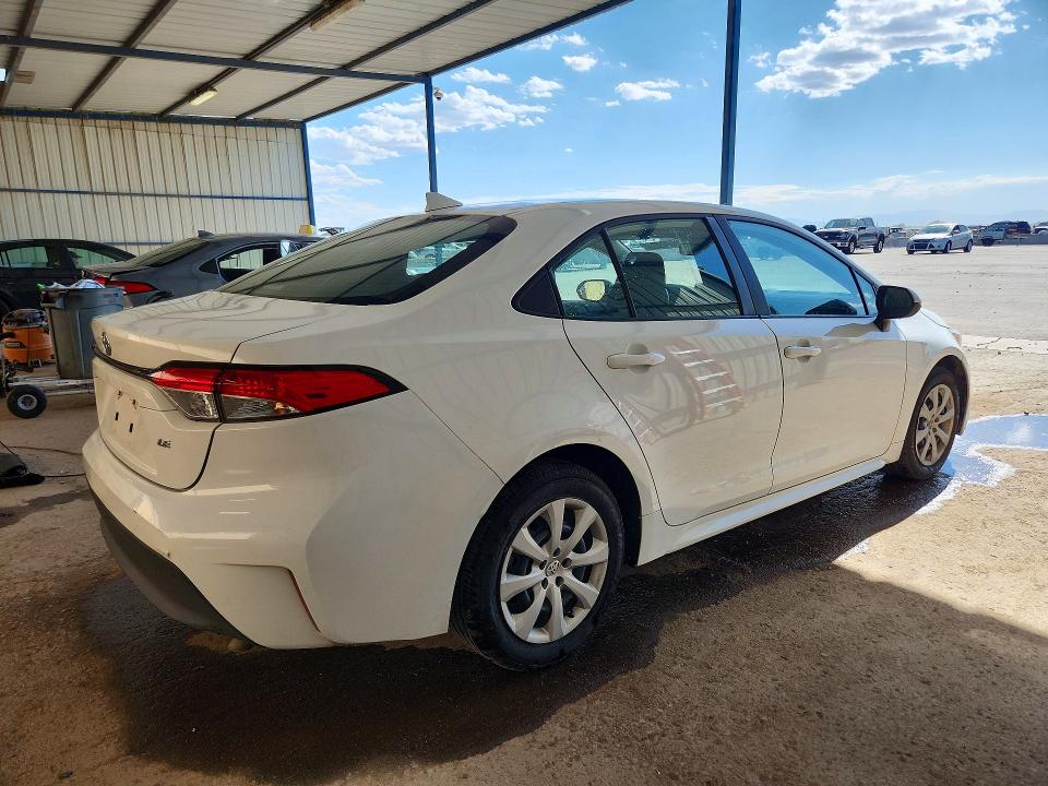 2023 Toyota Corolla VIN 5YFB4MDE7PP010275 COPART salvage auction — HAIL, CO - CERTIFICATE OF TITLE, sold $7,800 on 2026-07-22 (photo 3)