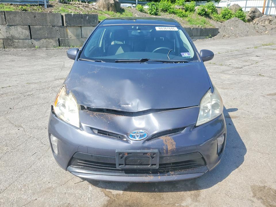 2012 Toyota Prius VIN JTDKN3DU2C5463497 COPART salvage auction — FRONT END, Ny - Mv-907A Salvage Certificate, sold $1,250 on 2026-07-21 (photo 5)