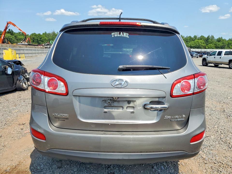 2011 Hyundai Santa fe VIN 5XYZKDAG2BG048522 COPART salvage auction — MINOR DENT/SCRATCHES, Nj - Certificate Of Title, sold $1,100 on 2026-07-31 (photo 6)