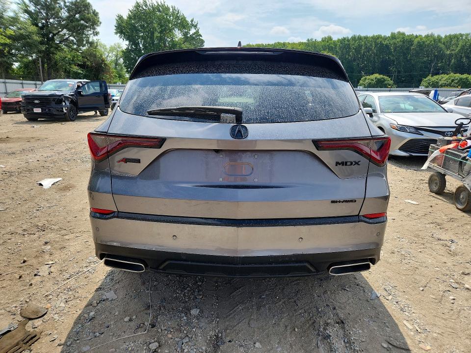 2025 Acura VIN 5J8YE1H9XSL029120 COPART salvage auction — VANDALISM, Md - Cert Of Salvage < 75% Damage, sold $26,750 on 2026-08-25 (photo 6)
