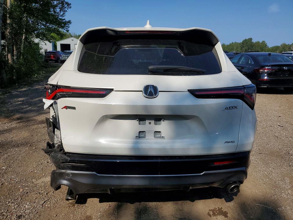 2025 Acura Adx VIN 3HDSA2H52SM103257 COPART salvage auction — REAR END, ON - PERMIT NO BRAND - UNFIT, sold $17,700 on 2026-09-01 (photo 6)