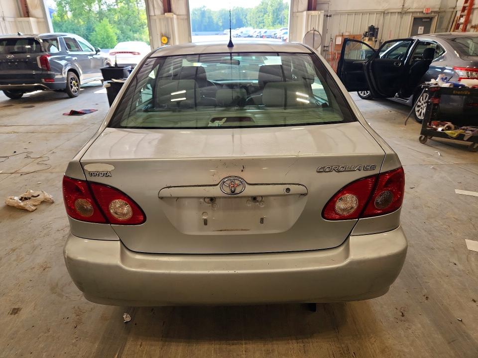 2006 Toyota Corolla VIN JTDBR32E460083191 COPART salvage auction — FRONT END, Wi - Certificate Of Title, sold $575 on 2026-07-29 (photo 6)