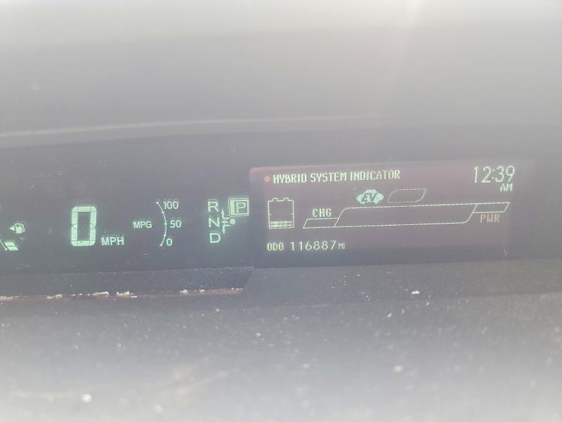 2015 Toyota Prius VIN JTDKN3DU7F1942848 COPART salvage auction — FRONT END, Wv - Salvage Certificate, sold $175 on 2026-07-23 (photo 9)