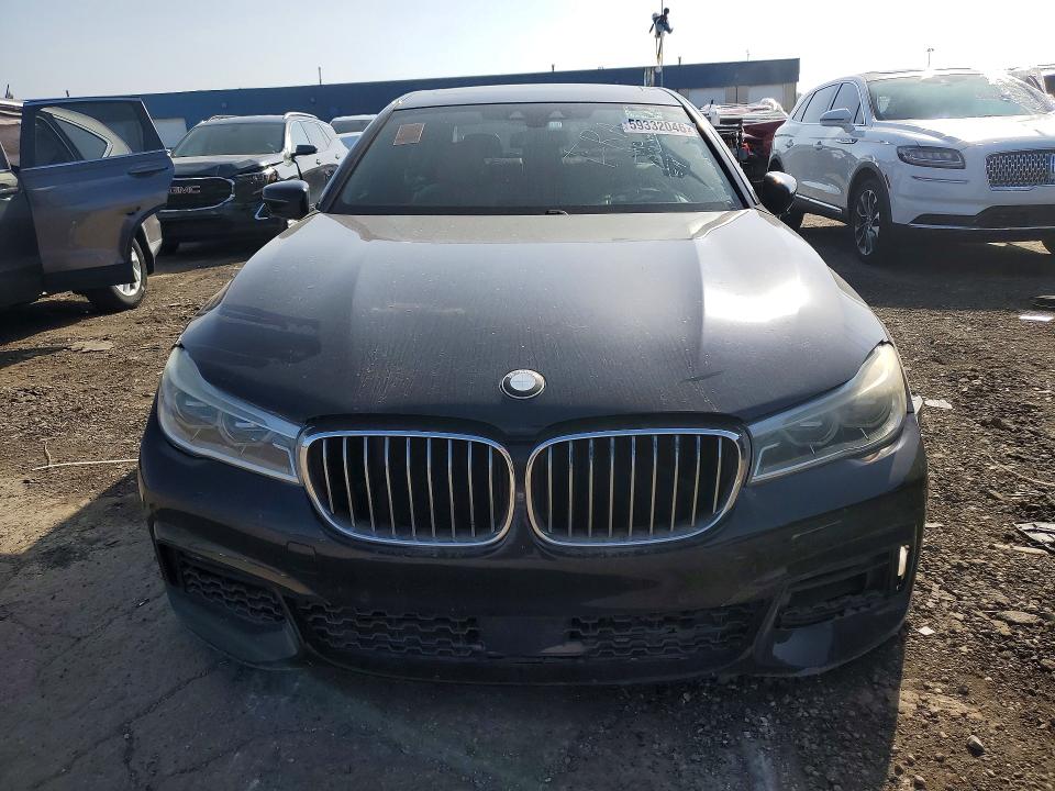 2016 BMW 7er VIN WBA7F2C55GG420836 COPART salvage auction — FRONT END, Va - Dealer Only Clean Title (P), sold $7,200 on 2026-07-27 (photo 5)