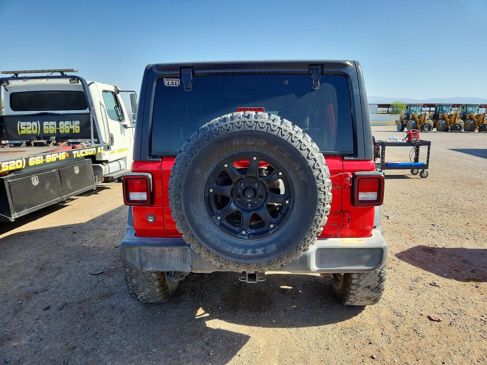 2018 Jeep VIN 1C4HJXDG9JW134505 COPART salvage auction — UNDERCARRIAGE, Az - Certificate Of Title, sold $10,200 on 2026-07-31 (photo 6)