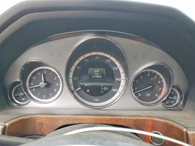 2013 Mercedes-benz E-klasse VIN WDDHF5KB6DA739280 COPART salvage auction — MECHANICAL, Ca - Dis/Dlr/Exp Only Clean Title, sold $450 on 2026-07-29 (photo 9)