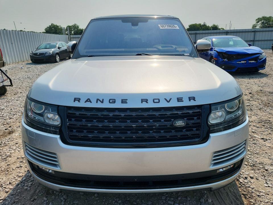 2016 Land rover RANGE ROVER VIN SALGS2EF3GA262996 COPART salvage auction — MINOR DENT/SCRATCHES, Oh - Certificate Of Title (P), sold $6,800 on 2026-07-24 (photo 5)