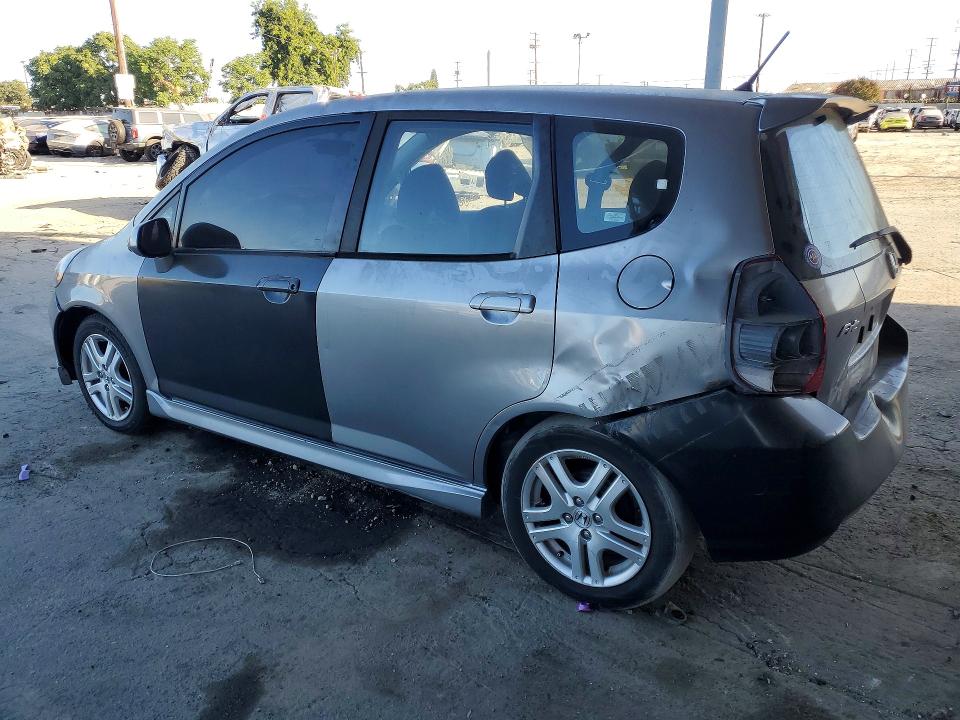 2007 Honda Fit VIN JHMGD37607S009972 COPART salvage auction — FRONT END, CA - SALVAGE CERTIFICATE, sold $575 on 2026-07-30 (photo 2)