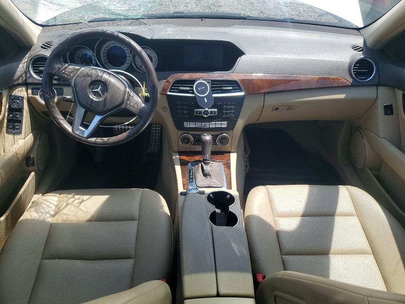 2013 Mercedes-benz C-klasse VIN WDDGF8AB1DG083484 COPART salvage auction — FRONT END, Pa - Certificate Of Salvage, sold $400 on 2026-07-29 (photo 8)