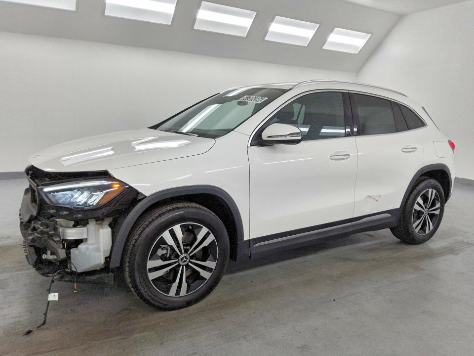 2025 Mercedes-benz Gla-class VIN W1N4N4GB1SJ696567 COPART salvage auction — FRONT END, CA - CERTIFICATE OF TITLE (P), sold $13,100 on 2026-07-29 (photo 1)