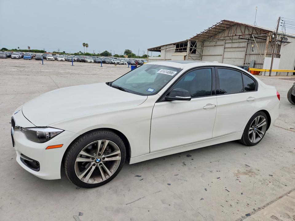 2013 BMW 3er VIN WBA3A5C51DF350512 COPART salvage auction — FRONT END, Tx - Salvage Vehicle Title, sold $3,750 on 2026-08-04 (photo 1)